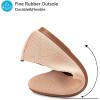 Frank Mully Women’s Ballet Flat Shoes Knit Dress Shoes Round Toe Slip On Ballerina Flats for Woman Low Wedge Comfort Soft(010ecru)