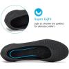 Frank Mully Women’s Ballet Flat Shoes Knit Dress Shoes Round Toe Slip On Ballerina Flats for Woman Low Wedge Comfort Soft(6006black)
