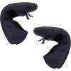 Frank Mully Women’s Ballet Flat Shoes Knit Dress Shoes Round Toe Slip On Ballerina Flats for Woman Low Wedge Comfort Soft(6047dark Grey)