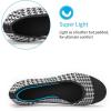 Frank Mully Women’s Ballet Flat Shoes Knit Dress Shoes Round Toe Slip On Ballerina Flats for Woman Low Wedge Comfort Soft(Black and White)