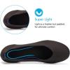Frank Mully Women’s Ballet Flat Shoes Knit Dress Shoes Round Toe Slip On Ballerina Flats for Woman Low Wedge Comfort Soft(Bronze)