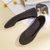 Frank Mully Women’s Ballet Flat Shoes Knit Dress Shoes Round Toe Slip On Ballerina Flats for Woman Low Wedge Comfort Soft(Bronze)