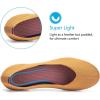 Frank Mully Women’s Ballet Flat Shoes Knit Dress Shoes Round Toe Slip On Ballerina Flats for Woman Low Wedge Comfort Soft(Brown)