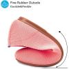 Frank Mully Women’s Ballet Flat Shoes Knit Dress Shoes Round Toe Slip On Ballerina Flats for Woman Low Wedge Comfort Soft(Pink)