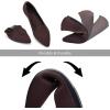 Frank Mully Women’s Casual Loafer Flats Slip On Loafer Shoes Comfortable Knit Flat Shoes Classics Pointy Toe Loafer Flats,for Work,Travel(6035coffee)