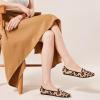 Frank Mully Women’s Casual Loafer Flats Slip On Loafer Shoes Comfortable Knit Flat Shoes Classics Pointy Toe Loafer Flats,for Work,Travel(6035leopard1)