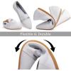 Frank Mully Women’s Casual Loafer Flats Slip On Loafer Shoes Comfortable Knit Flat Shoes Classics Pointy Toe Loafer Flats,for Work,Travel(Grey)