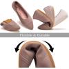 Frank Mully Women’s Pointed Toe Flats Slip On Flat Knit Ballet Flats Shoes Women Dressy Comfortable Work Flats Office Shoes(Purple)
