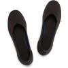 Frank Mully Women’s Ballet Flat Shoes Knit Dress Shoes Round Toe Slip On Ballerina Flats for Woman Low Wedge Comfort Soft(Bronze)