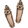 Frank Mully Women’s Casual Loafer Flats Slip On Loafer Shoes Comfortable Knit Flat Shoes Classics Pointy Toe Loafer Flats,for Work,Travel(6035leopard1)