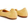Frank Mully Women’s Ballet Flats Round Toe Walking Flats Slip On Work Shoes Knitted Flats Shoes for Woman Soft Lightweight(6047yellow)