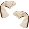 Frank Mully Women’s Ballet Flats Round Toe Walking Flats Slip On Work Shoes Knitted Flats Shoes for Woman Soft Lightweight(Gold)