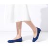 Frank Mully Women’s Ballet Flats Round Toe Walking Flats Slip On Work Shoes Knitted Flats Shoes for Woman Soft Lightweight(Royal Blue017)