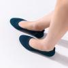 Frank Mully Women’s Ballet Flats Round Toe Walking Flats Slip On Work Shoes Knitted Flats Shoes for Woman Soft Lightweight(Teal 017)