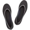 Frank Mully Women’s Ballet Flats Round Toe Walking Flats Slip On Work Shoes Knitted Flats Shoes for Woman Soft Lightweight(All Black)