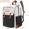 Frank Mully Diaper Bag Backpack Large Multifunction Travel Baby Bag for Mom Dad Army Green(Black White)