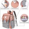 Frank Mully Diaper Bag Backpack Large Multifunction Travel Baby Bag for Mom Dad Army Green(Pink1)