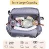 Frank Mully Diaper Bag Backpack Large Multifunction Travel Baby Bag for Mom Dad Army Green(Pink1)