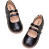 Frank Mully Girls Flats Mary Jane Shoes Round Toe Dress Shoes School Oxford Flats for Toddler/Little Kid(7007black)