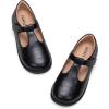 Frank Mully Girls Flats Mary Jane Shoes Round Toe Dress Shoes School Oxford Flats for Toddler/Little Kid(7008black)