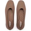 Frank Mully Women’s Flats Square Toe Flats Comfortable Slip on Washable Ballet Flats Shoes for Women Dressy Work(Espresso)