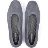 Frank Mully Women’s Flats Square Toe Flats Comfortable Slip on Washable Ballet Flats Shoes for Women Dressy Work(Grey)