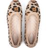Frank Mully Women’s Flats Square Toe Flats Comfortable Slip on Washable Ballet Flats Shoes for Women Dressy Work(Leopard Beige)