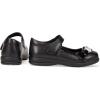Frank Mully Girls Mary Jane Dress Shoes Slip on Girls Ballet Flat Shoes with Bow for Toddler/Little Kid/Big Kid(Black)