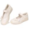 Frank Mully Girls Mary Jane Dress Shoes Slip on Girls Ballet Flat Shoes with Bow for Toddler/Little Kid/Big Kid(Nude)