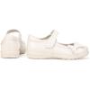 Frank Mully Girls Mary Jane Dress Shoes Slip on Girls Ballet Flat Shoes with Bow for Toddler/Little Kid/Big Kid(Nude)