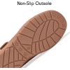 Frank Mully Girls School Shoes Mary Jane Flats Slip-On Uniform Dress Flats for Girl Toddler/Little Kid/Big Kid(7006brown)