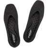 Frank Mully Womens Wide Flat Shoes Square Toe Shoes Knitted Work Flats Comfortable Women Shoes Comfortable Women Shoes(Black)
