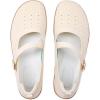 Frank Mully Women’s Wide Width Flats Mary Jane Flat Comofortable Knit Ballet Flat Wide Toe Box Dress Shoes with Adjustable Straps(Beige/Mesh)