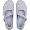 Frank Mully Women’s Wide Width Flats Mary Jane Flat Comofortable Knit Ballet Flat Wide Toe Box Dress Shoes with Adjustable Straps(Grey/Mesh)