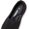 Frank Mully Women’s Knitted Slip On Loafer Flats Comfortable Lightweight Breathable Casual Shoes Knit Loafers for Work, Travel & Daily Wear(Black-2)