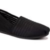Frank Mully Women’s Knitted Slip On Loafer Flats Comfortable Lightweight Breathable Casual Shoes Knit Loafers for Work, Travel & Daily Wear(Black-3)