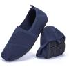 Frank Mully Women’s Knitted Slip On Loafer Flats Comfortable Lightweight Breathable Casual Shoes Knit Loafers for Work, Travel & Daily Wear(Blue-2)