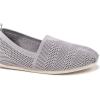 Frank Mully Women’s Knitted Slip On Loafer Flats Comfortable Lightweight Breathable Casual Shoes Knit Loafers for Work, Travel & Daily Wear(Grey-1)