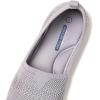 Frank Mully Women’s Knitted Slip On Loafer Flats Comfortable Lightweight Breathable Casual Shoes Knit Loafers for Work, Travel & Daily Wear(Grey-1)