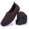 Frank Mully Women’s Knitted Slip On Loafer Flats Comfortable Lightweight Breathable Casual Shoes Knit Loafers for Work, Travel & Daily Wear(Coffee-2)