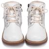 Frank Mully Boys Girls Outdoor Boots Kids Comfort Work Boots Winter Boot Lace Up Hiking Shoes (Toddler/Little Kid/Big Kid)(2006white)