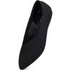 Frank Mully Women’s Wide Width Flat Shoes, Comfortable Pointed Toe Flats for Wide Feet(6011black)