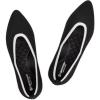 Frank Mully Women’s Wide Width Flat Shoes, Comfortable Pointed Toe Flats for Wide Feet(Black)