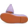 Frank Mully Girls Flat Shoes Kids Mary Janes with Bow Lightweight Comfort Cute Shoes(Purple)