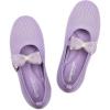 Frank Mully Girls Flat Shoes Kids Mary Janes with Bow Lightweight Comfort Cute Shoes(Purple)