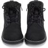 Frank Mully Kids Ankle Boots Boys Girls Outdoor Booties Kids Comfort Work Boot Lace Up Hiking Shoes (Toddler/Little Kid/Big Kid)(2006black)