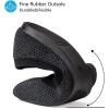 Frank Mully Womens Pointed Toe Flats Knit Dress Shoes Comfort Women Shoes Softable(Black/Textile)