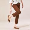 Frank Mully Womens Pointed Toe Flats Knit Dress Shoes Comfort Women Shoes Softable(Bronze)