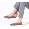 Frank Mully Womens Pointed Toe Flats Knit Dress Shoes Comfort Women Shoes Softable(Camel)