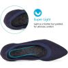 Frank Mully Womens Pointed Toe Flats Knit Dress Shoes Comfort Women Shoes Softable(Navy)